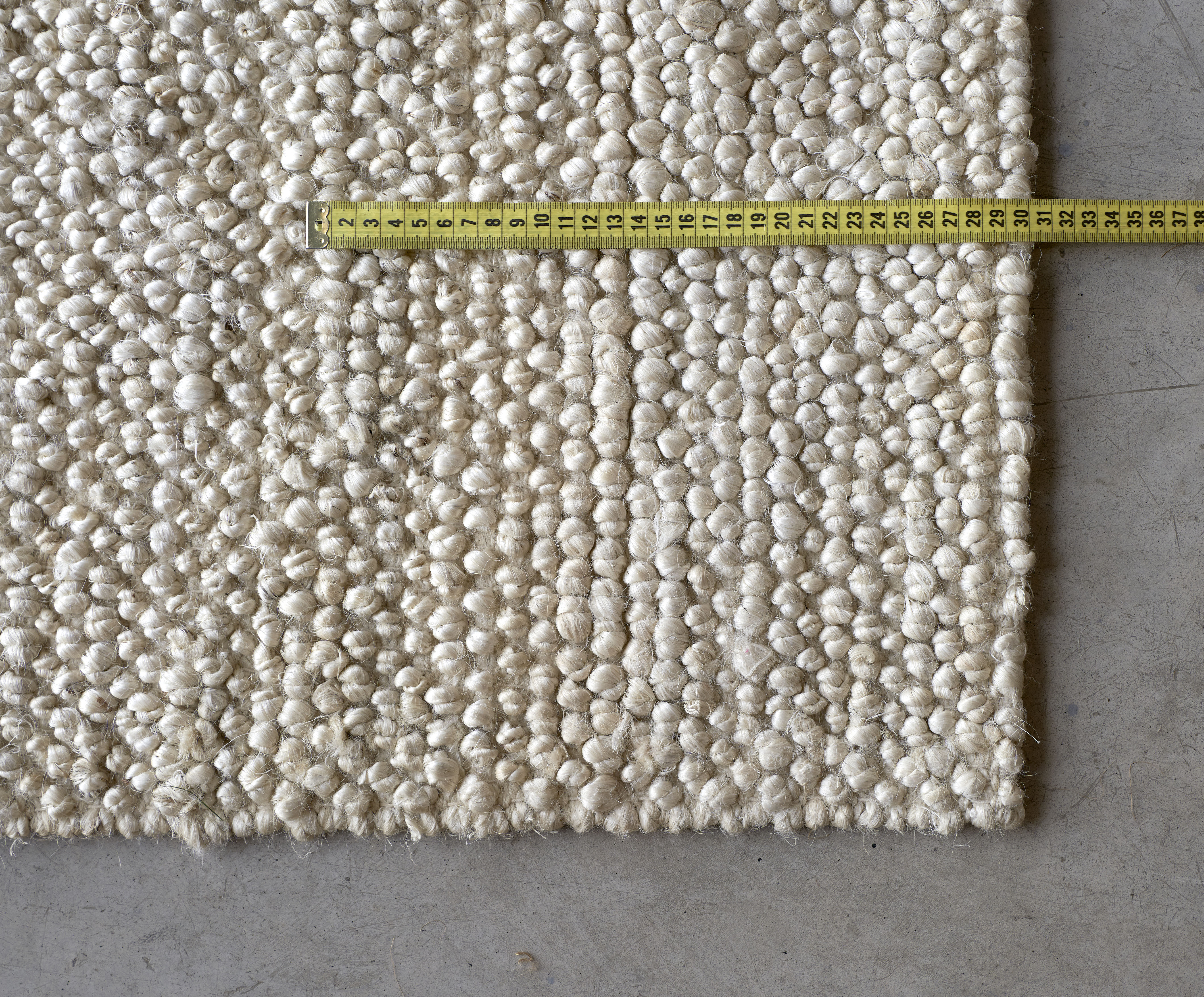 ALFOMBRA HEMP, LOOP BLEACH 300 X 350 CM